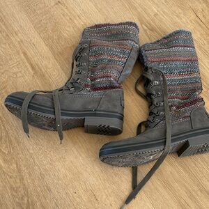 Rocket Dog Suri Horizon Knit Tall Trail Boots